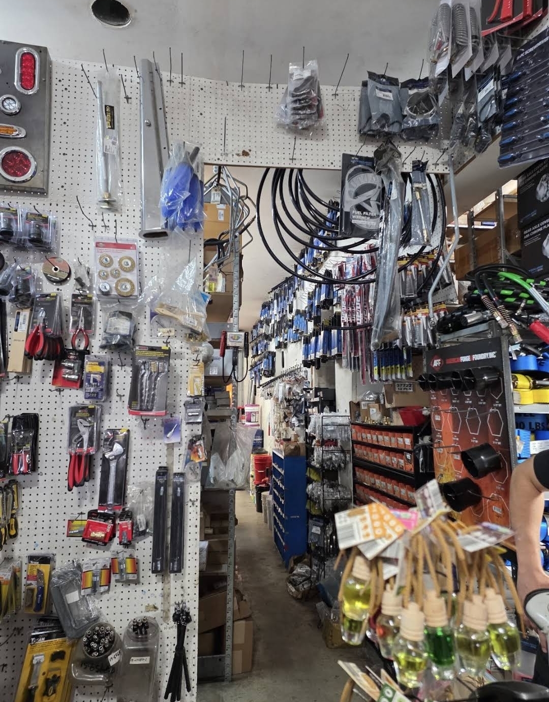 Our parts counter and showroom